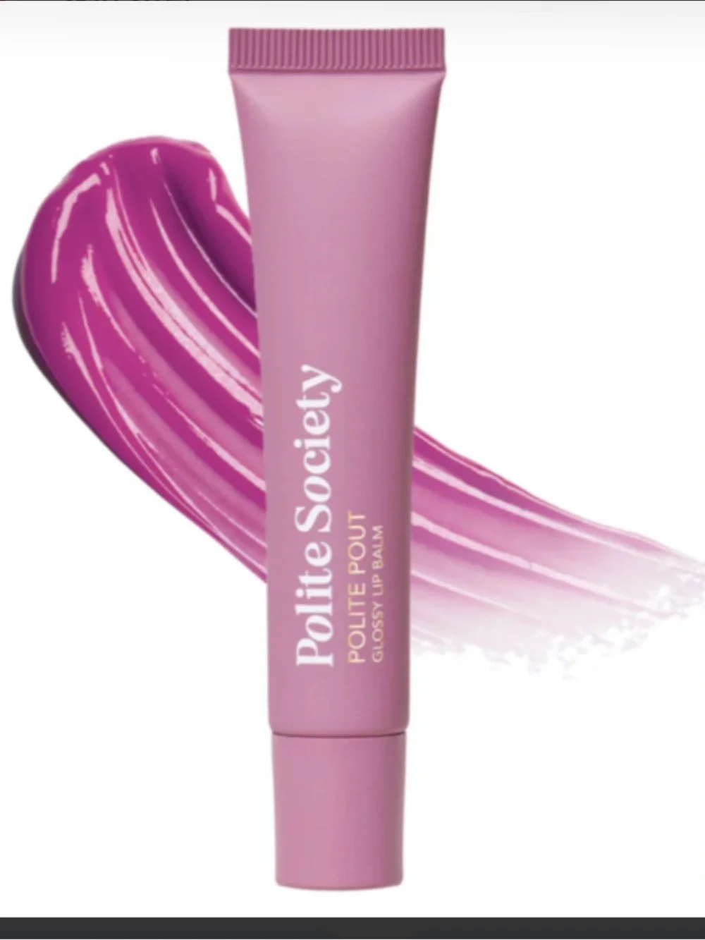 Polite Society Polite Pout Tinted Lip Balm Lipgloss Bumbleberry BNIB